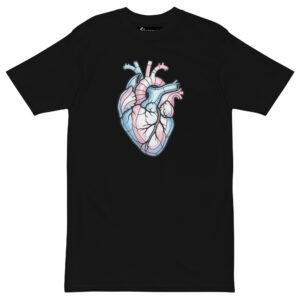 Anatomical Trans Heart | Trans Pride Premium Heavyweight Tee