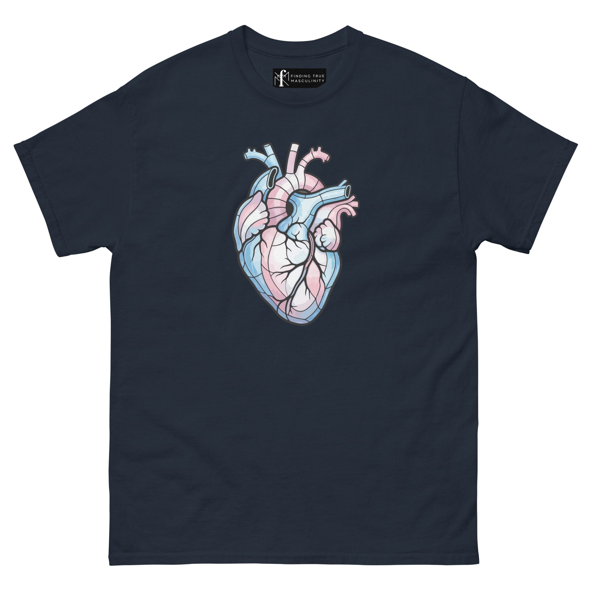 Anatomical Trans Heart | Trans Pride T-Shirt - Image 5