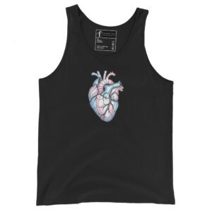 Anatomical Trans Heart | Trans Pride Tank Top