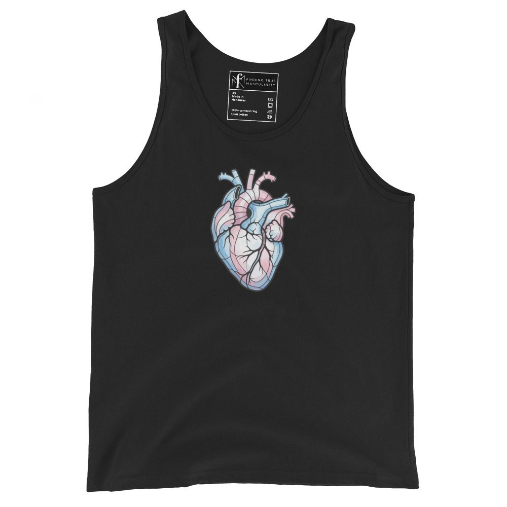 Anatomical Trans Heart | Trans Pride Tank Top
